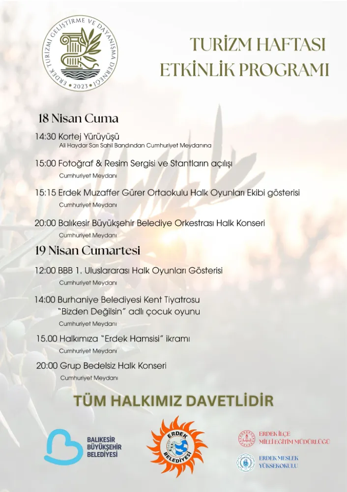 Turizm Haftası Etkinlikleri Başlıyor 
