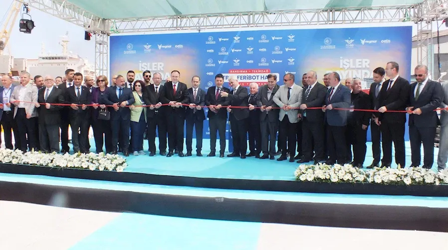 Bandırma-Tekrdağ feribot hattı açıldı
