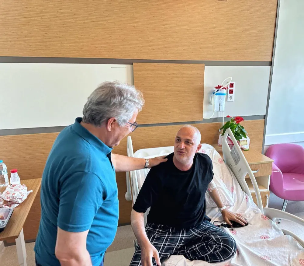 BAŞKAN MİRZA’DAN GEÇMİŞ OLSUN ZİYARETİ