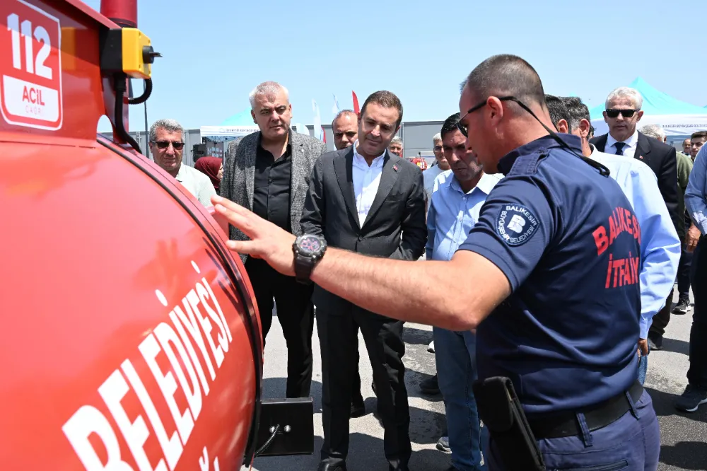 Büyükşehirden 31 kırsal mahalleye Traktöre Monteli Yangın Tankeri desteği