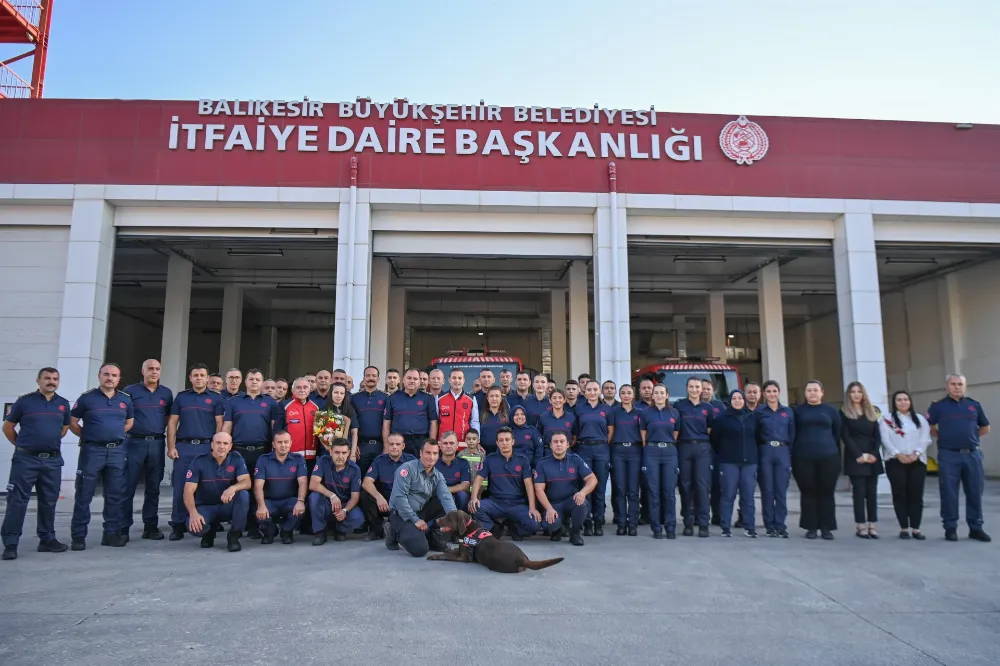 Balıkesir Büyükşehir İtfaiyesi’nden yoğun mesai