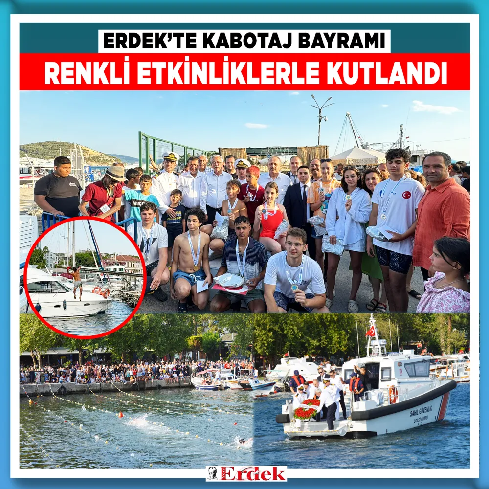 Erdek’te Kabotaj Bayramı renkli etkinliklerle kutlandı