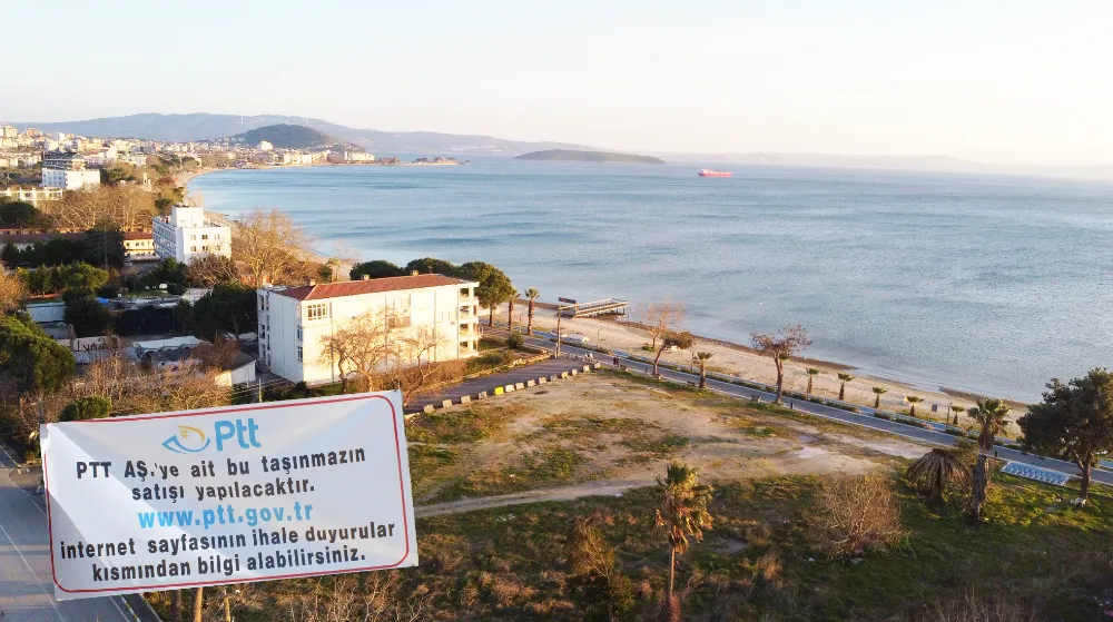 Erdek’teki PTT arsası satışa çıktı
