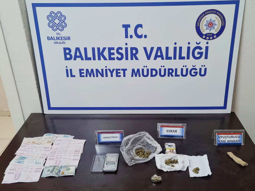 Erdek’te uyuşturucu operasyonu: 4 Gözaltı