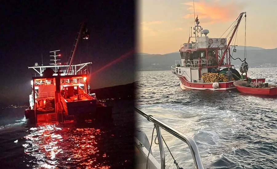 Çaka Beyi Teknesi Yasa Dışı Avcılıkla Mücadele İçin Denizde
