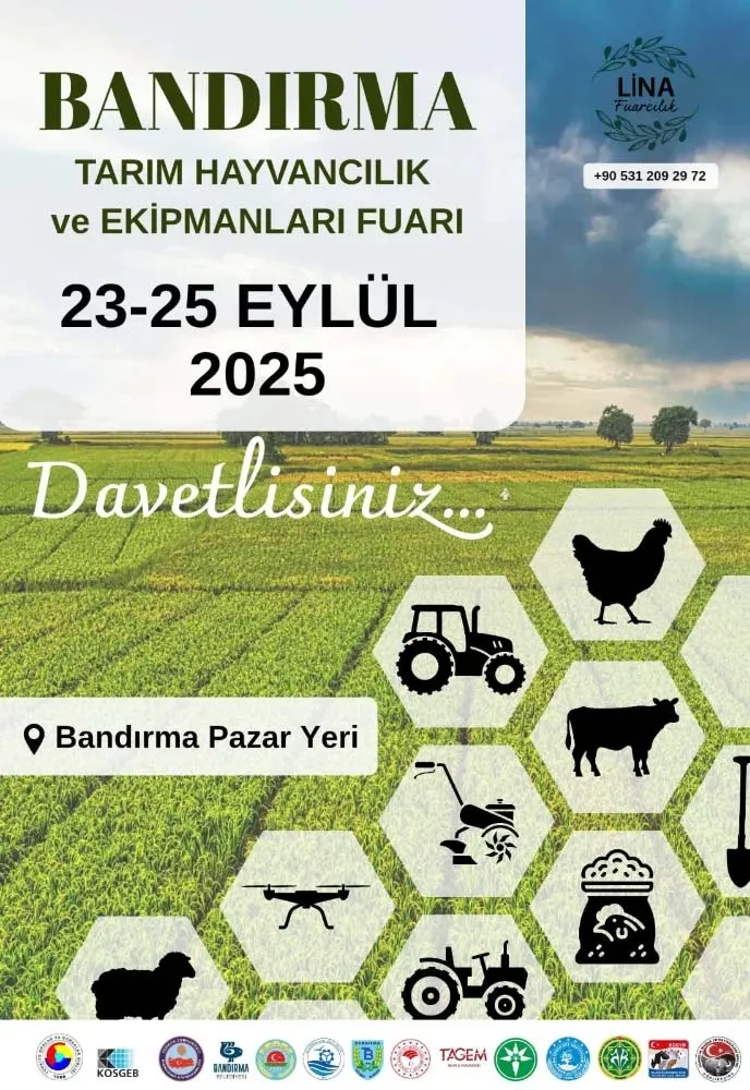 Bandırma’ya ilk tarım ve hayvancılık fuarı geliyor