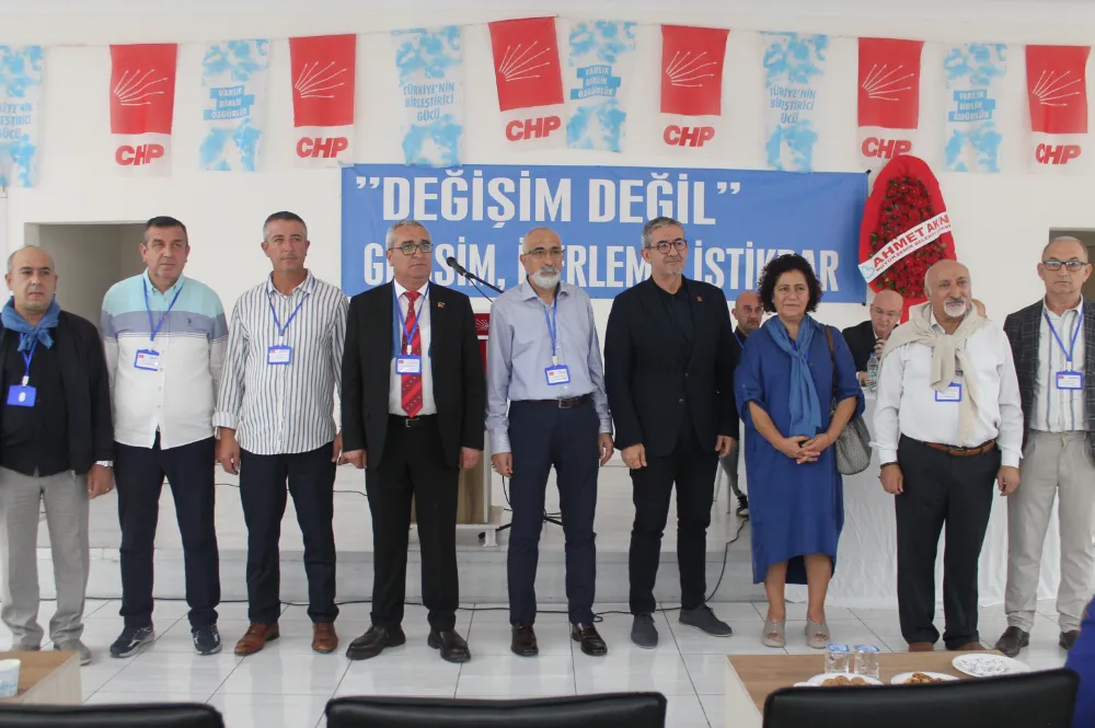 CHP Manyas Olağan Kongresinde Ülker güven tazeledi.