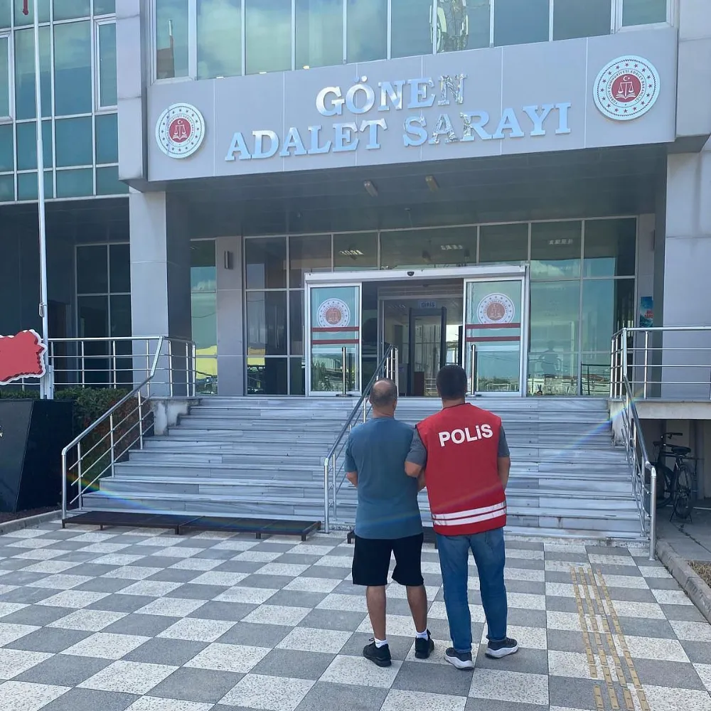 47 Yıl hapisle aranıyordu, Gönen’de yakalandı!